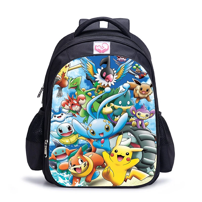 1pc pokemon 10 16 дюймов Pokemon Haunter Eevee детские школьные сумки ортопедический рюкзак детский школьный рюкзак для мальчиков и девочек Mochila Infantil сумки с рисунком - Цвет: 1pc pokemon 10