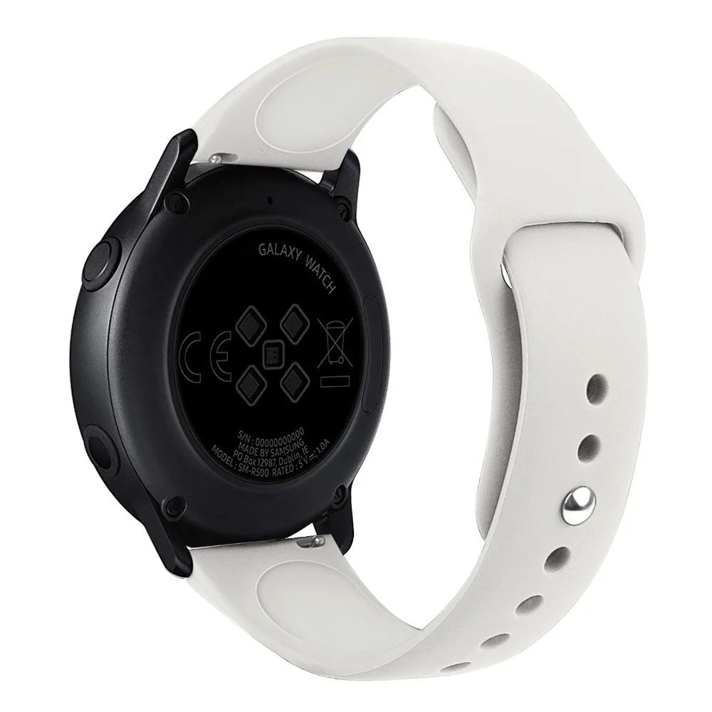 Amazfit ремешок Bip для samsung galaxy watch Active gear sport galaxy watch 42 мм 20 мм ремешок для часов gear S2 correa браслет на запястье