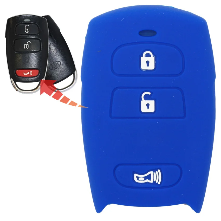 1 шт. 3 кнопочный ключ автомобиля чехол для Kia Sedona EX LX Mini Van 2006 2007 2008 2009 2010 2011 2012 карнавальный костюм Royale Borrego