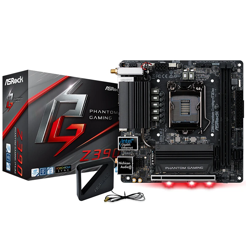 INI ITX HTPC новый для ASRock Z390 Phantom Gaming ITX/ac оригинальный использоваться настольных ПК 1151