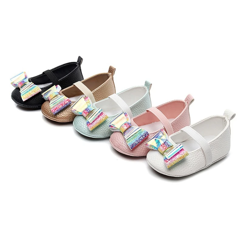 

newborn Leather PU Shoes Toddler Baby Girls shoes Flower Baby First walkers Soft Sole Crib Shoes Spring Autumn 0-18M