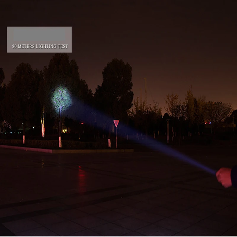 Водонепроницаемый мини светодиодная вспышка светильник высокого Мощность 2000lm 3 режима масштабируемый