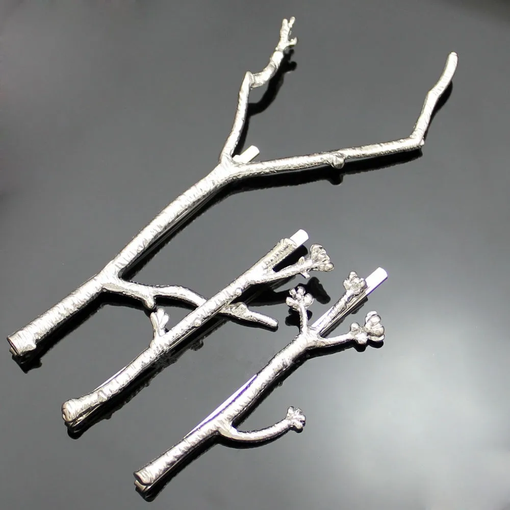 3 шт./компл. модные ювелирные изделия ветви дерева заколки для волос Заколки
