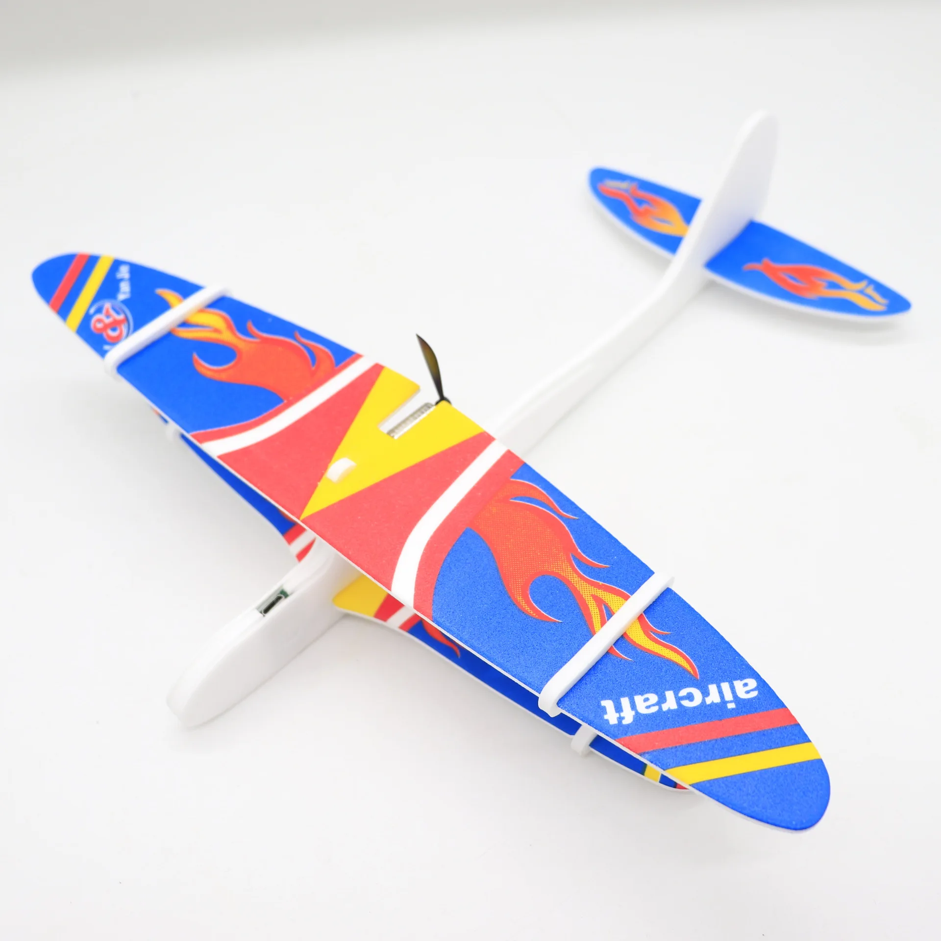 DIY ручной бросок Летающий USB электрическая мощность моторный планер самолеты