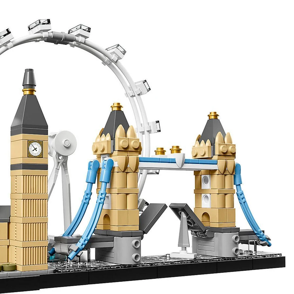 468 шт Bela 10678 Fit architecture London 21034 набор глаз Биг Бен Тауэрский мост строительные блоки кирпичи игрушки рождественские подарки