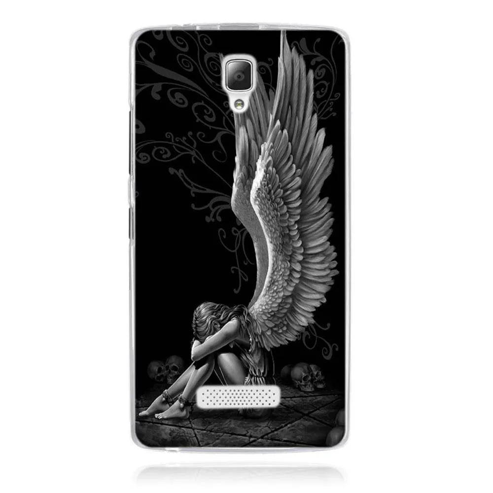 Задняя крышка для Lenovo A2010 мягкий силиконовый чехол роскошный модный из ТПУ с