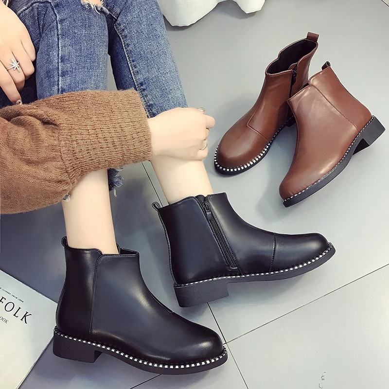 2017 Для женщин украшения из металла Ботильоны осень весна в западном стиле