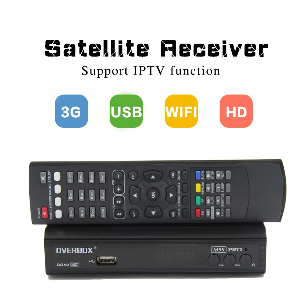5 шт. M9S Pro DVB-S2 спутниковый ресивер Smart tv BOX Full 1080P HD Испания Android tv box DVB S2 медиаплеер телеприставка декодер