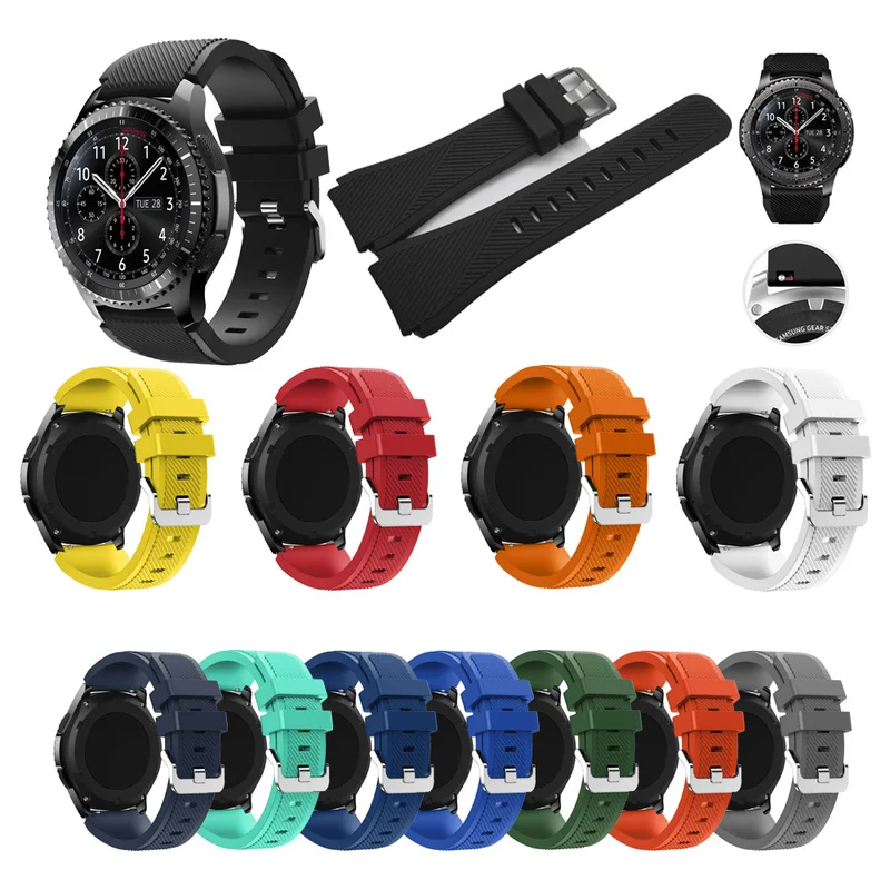 Ремешок для Samsung Galaxy Watch R800 Huawei WATCH GT браслет смарт-часов Gear S3 22 мм | Электроника