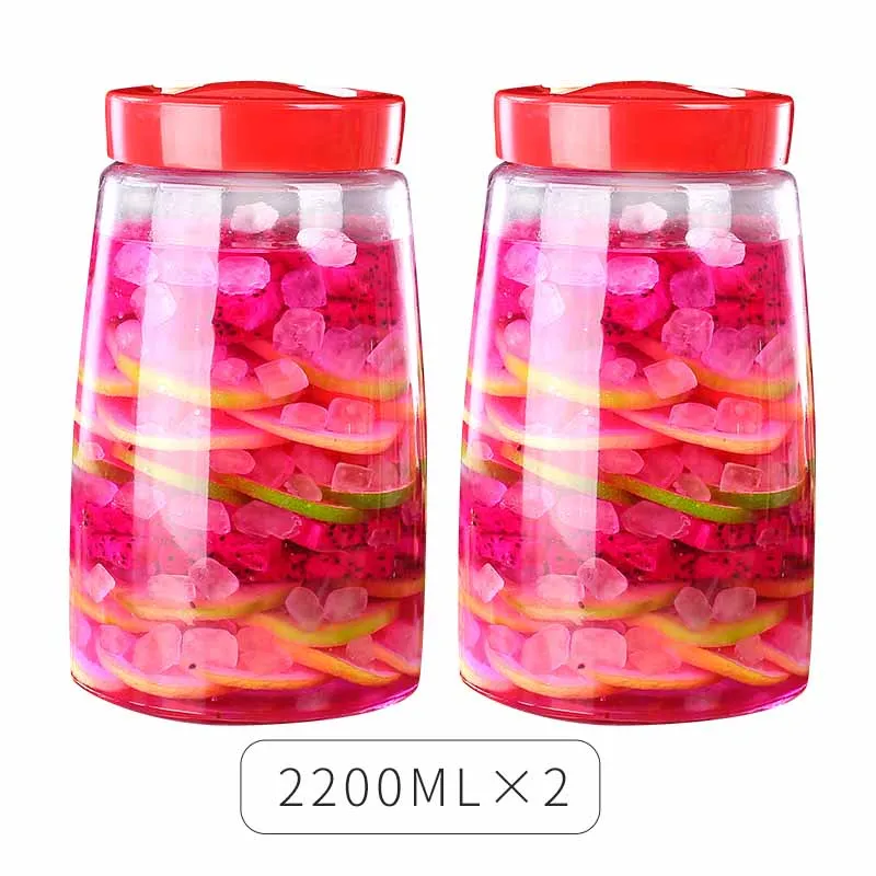 H Краткое уплотнение хранения Jar прозрачная стеклянная банка мёд Джем бутылка для фруктов с крышкой мариновка Сторона блюдо майки угги кухня интимные аксессуары - Цвет: H
