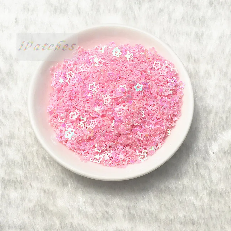 Блестки с пайетками в форме сливы для дизайна ногтей 4 мм|flower sequins|star sequinssequin stars |