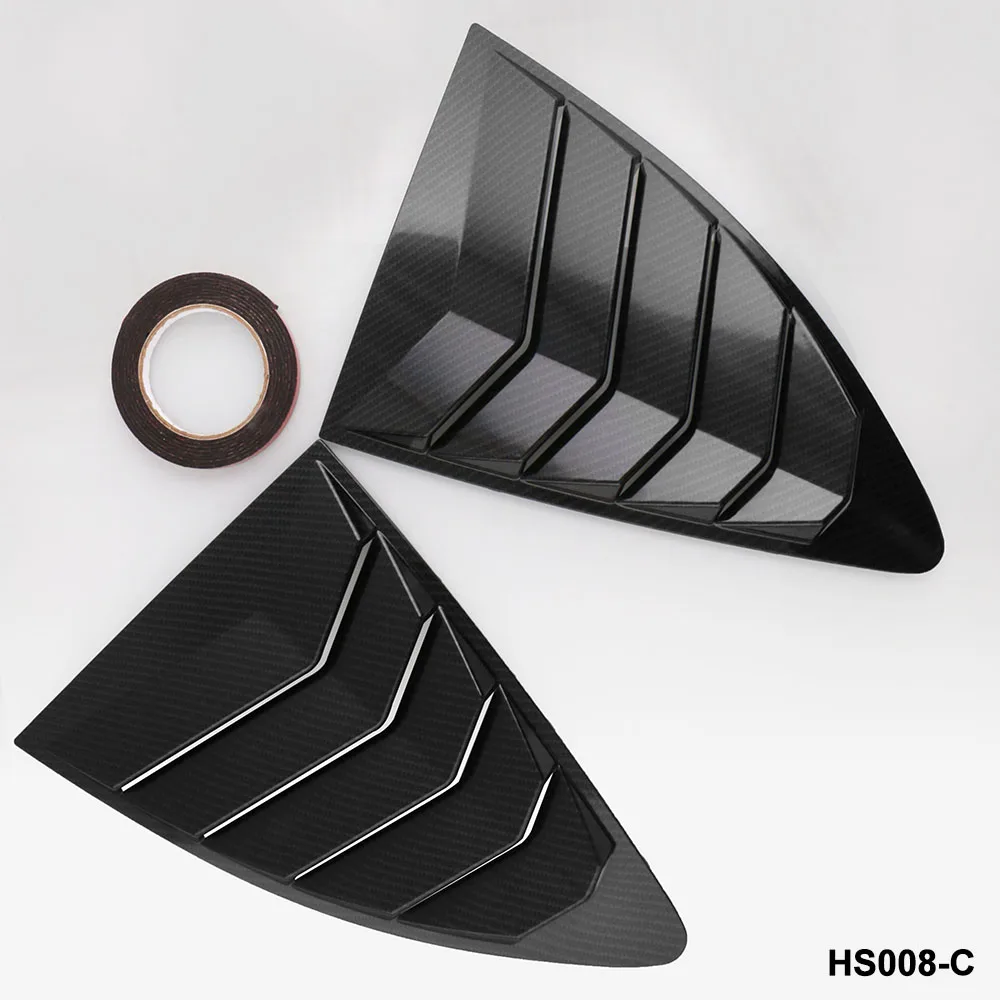 Автомобильный Стайлинг автомобиля наклейка из углеродного волокна 1/4 четверти