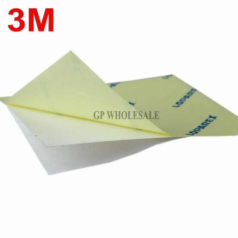 

20 sheets 20cmx10cm 3M 55280 Double Sided Adhesive Tape White For Touch Screen Repair Phone Case Frame Change Car Mirrors Bond