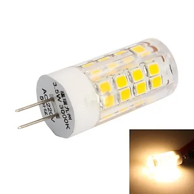 Лампы кукурузы HRSOD 4 X G4 3 5 Вт 51 SMD 2835 220 лм 110 В переменного тока|corn bulb|smd 2835cold white |