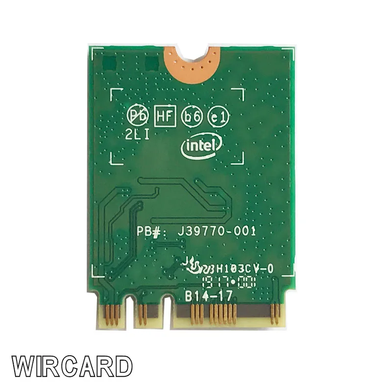 WIRCARD для Killer 1550 intel 9260 9260NGW NGFF 1730 Мбит/с WiFi + Bluetooth 5 0 802.11ac карта|Сетевые карты| |