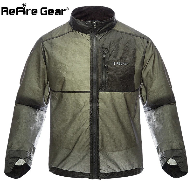 ReFire Gear Портативный в стиле милитари Водонепроницаемый куртка Для мужчин летний