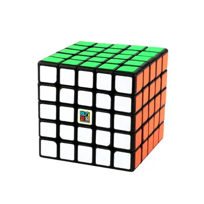 black MoYu cubing класс meilong 5x5x5 магический скоростной куб без наклеек профессиональные Кубики-головоломки Развивающие игрушки для детей - Цвет: black