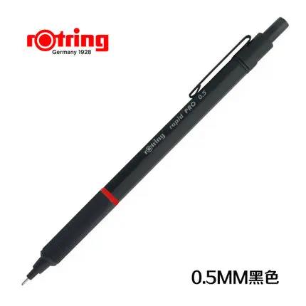 Белый Немецкий механический карандаш rotring Rapid pro 0,5 мм и 0,7 мм и 2,0 мм с металлическим телескопическим наконечником ручки лучше, чем rotring 600 - Цвет: Белый