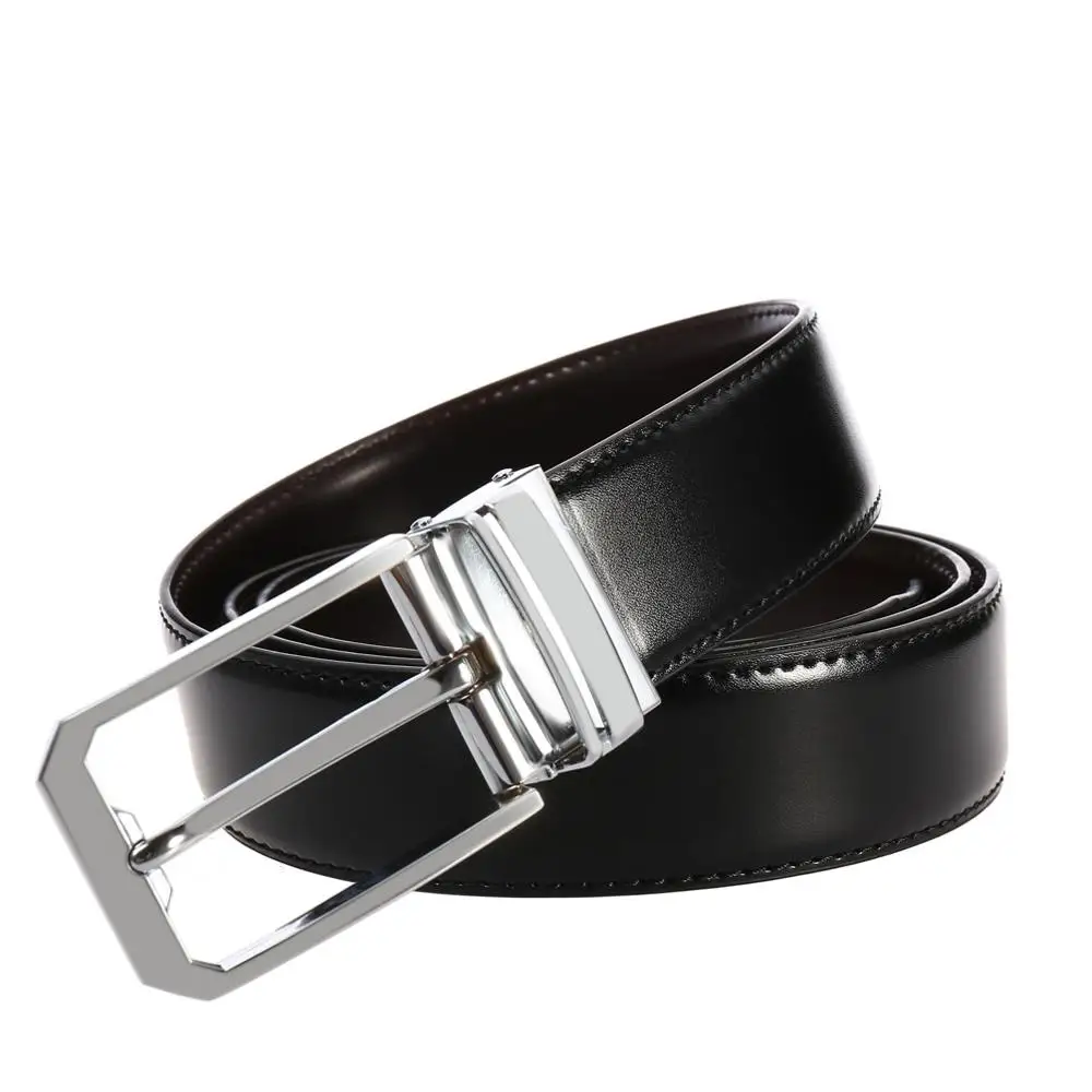 

2019 Genuine Leather Belt for Men Luxury Designer Pin Buckle Belts New Fashion Strap for Male Jeans Good Quality Men Belt