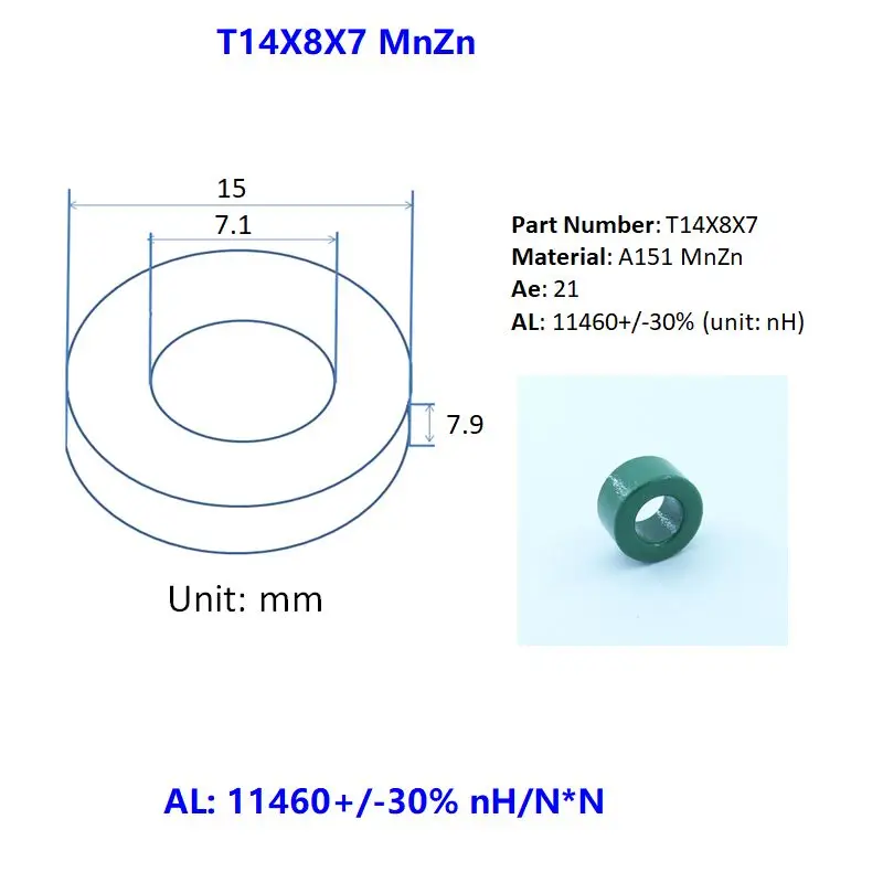 T14X8X7 тороидальные кольцевые T-образные сердечники MnZn A151 | Обустройство дома