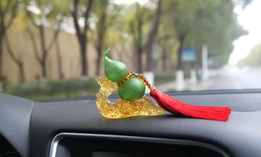 Car perfume car Decoration seat ornaments creative glass gourd | Figurines &amp Miniatures
