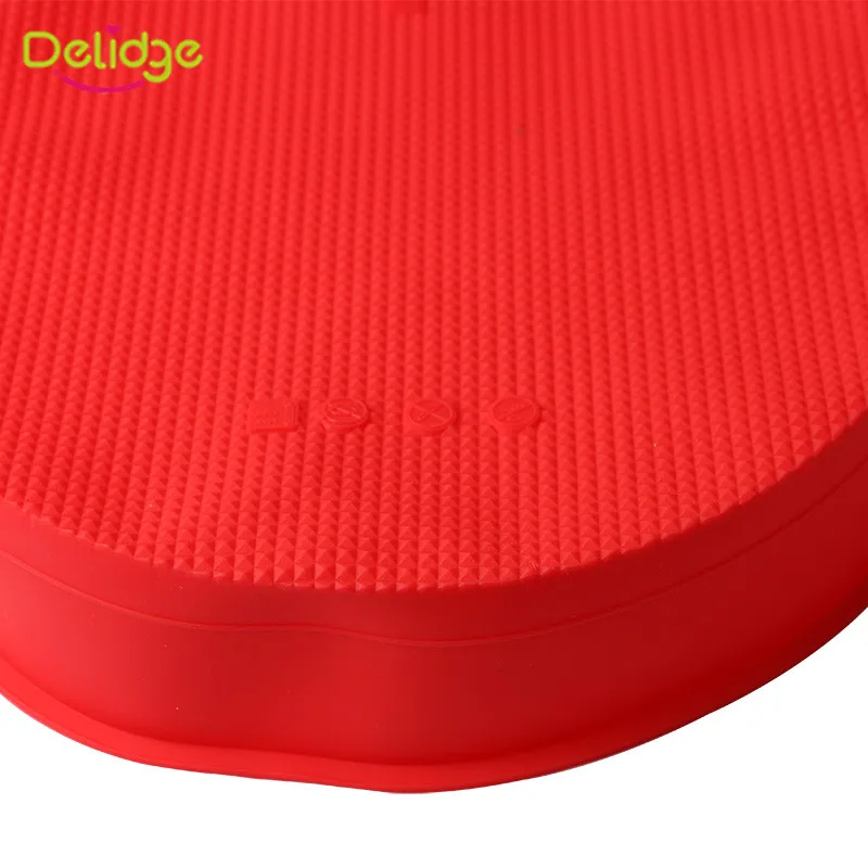 Delidge 1 чехол из поликарбоната и силикона большая круглая форма для выпечки 3D хлеба