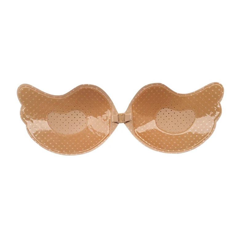 100 pcs/ lot Silicone Bra Invisible Push Up Sexy Strapless Bra Stealth Adhesive Backless Breast Enhancer For Women