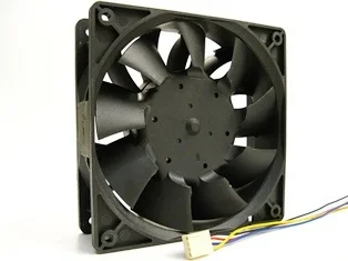 tfc1212de for delta 120mm dc 12v 5200rpm 252cfm for bitcoin miner powerful server case axial cooling fan free global shipping