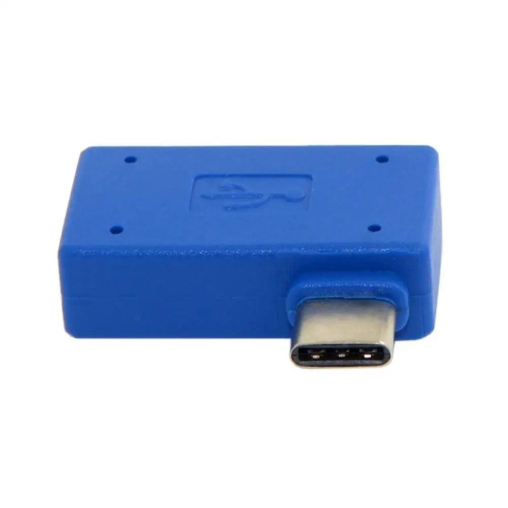 USB C Type к 3 0 Женский OTG адаптер 90 градусов прямоугольный для ноутбука и сотового