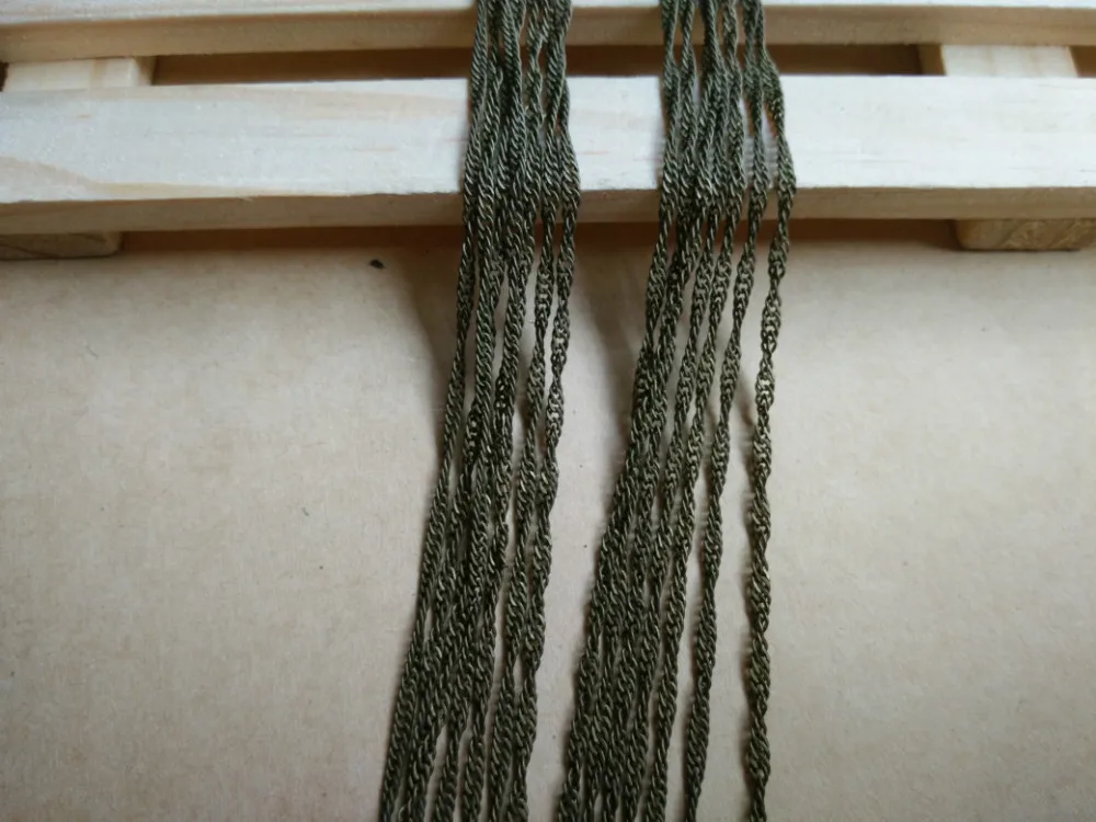 Металлическая цепочка браслет ожерелье материал сделай сам Стерлинговое