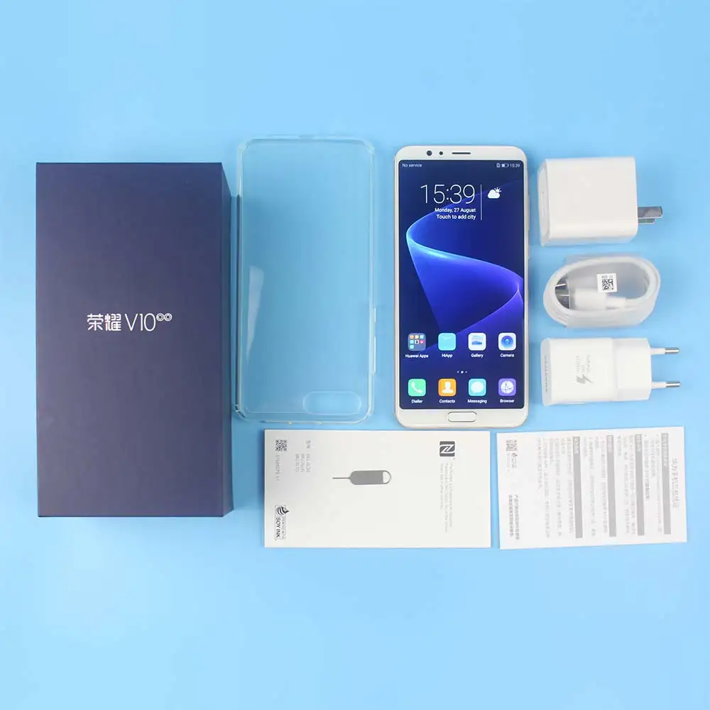 Global ROM huawei Honor V10 20MP + 16MP двойной камеры заднего 3750 мАч 5 99 &quotOcta Core 4G LTE Мобильного
