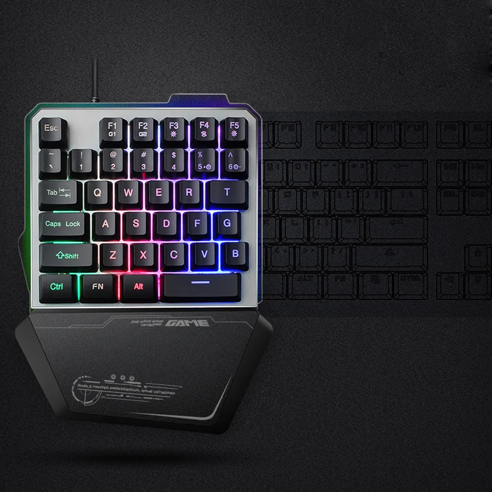 G40 Проводная игровая клавиатура со светодиодной подсветкой 35 клавишная