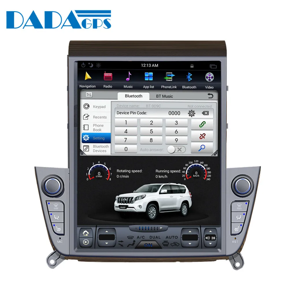 Автомобильный мультимедийный плеер 10 4 дюймов экран IPS Android 7 1 радио головное