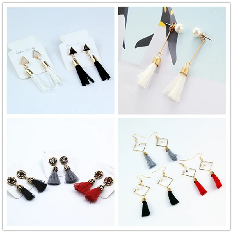 Серьги женские с имитацией жемчуга кисточками e0122|drop pearl earrings|fashion earringspearl drop earrings |