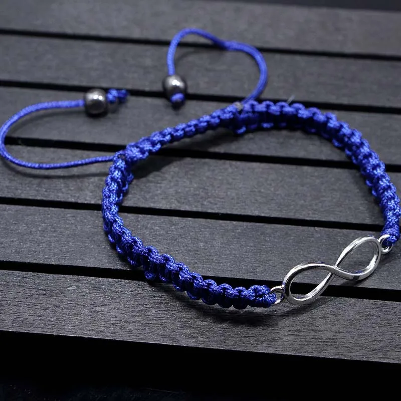 Бесконечные браслеты на удачу искусственный плетеный браслет мужские 2018 подарки