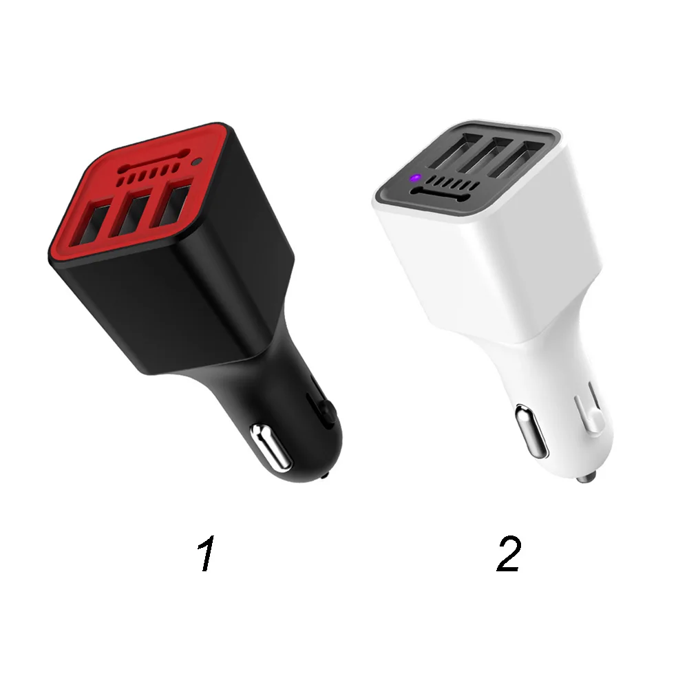 Multifunctional Vehicle Adapter Oxygen Generator Cleaner Negative Ion Ionizer Lighter Socket 3 USB Port Air Purifier Car Charger |