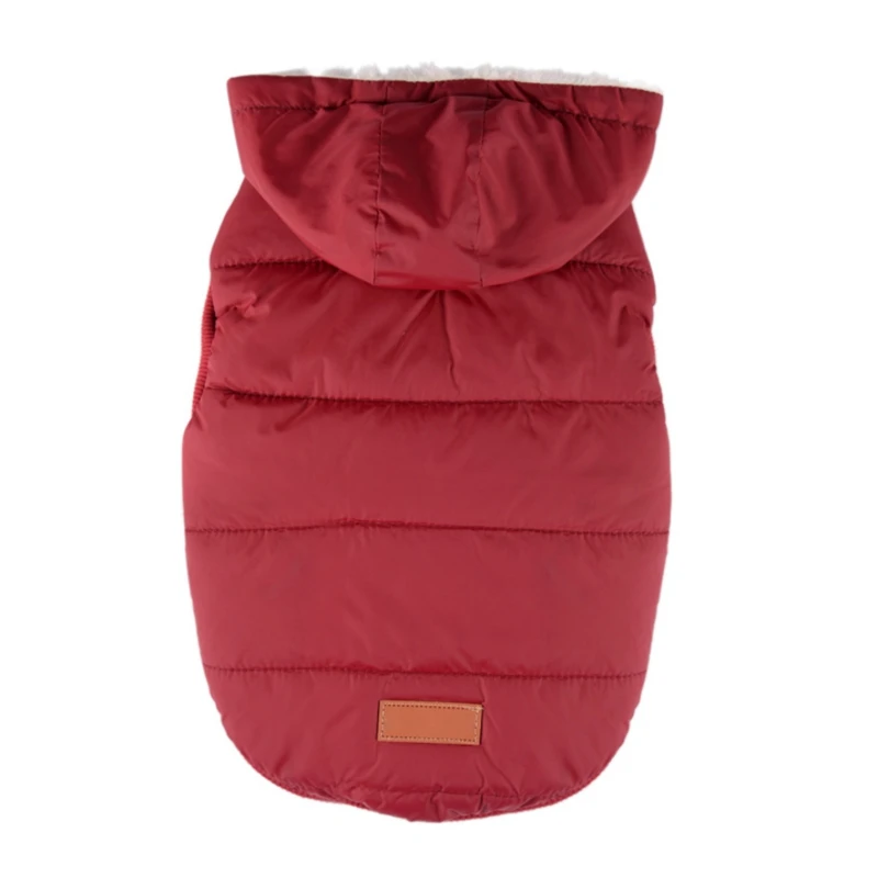 Теплая жилетка для домашних собак и котов куртка одежда чихуахуа мопса зимняя с