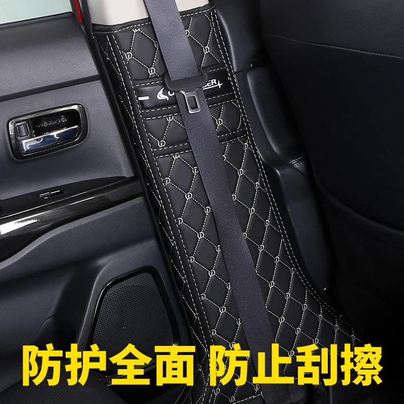 Автомобильный коврик из микрофибры и кожи противоударный для Mitsubishi Outlander 2013 2018