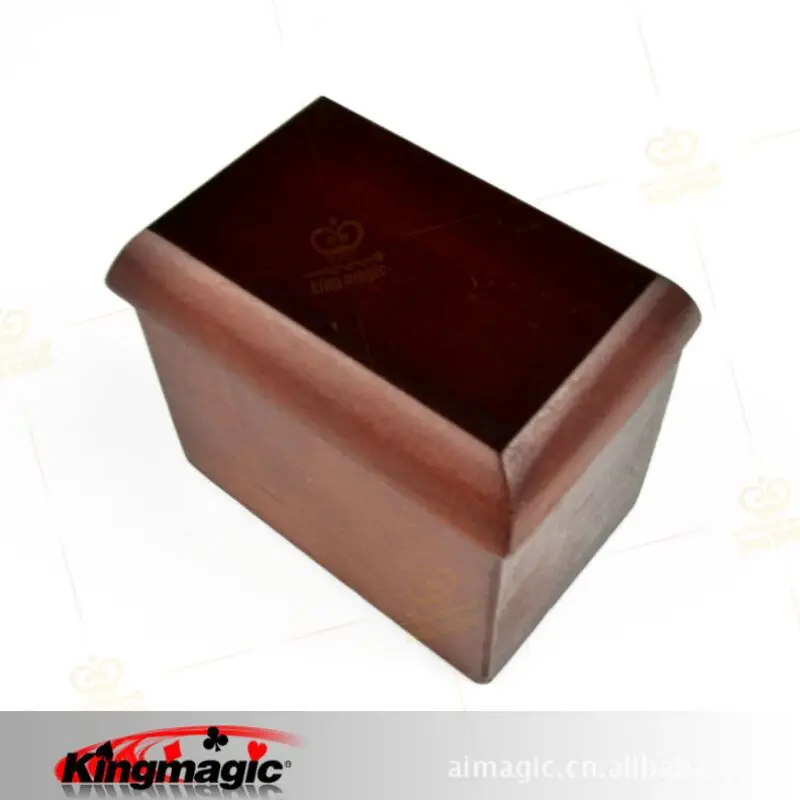 Карта в деревянную коробку таинственная коробка II исчезающие магические трюки