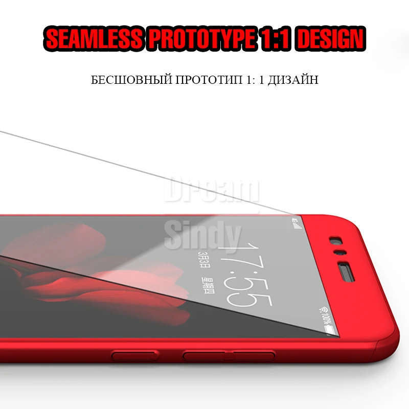360 градусов полный Средства ухода за кожей защитный чехол для Xiaomi Redmi 4X задняя