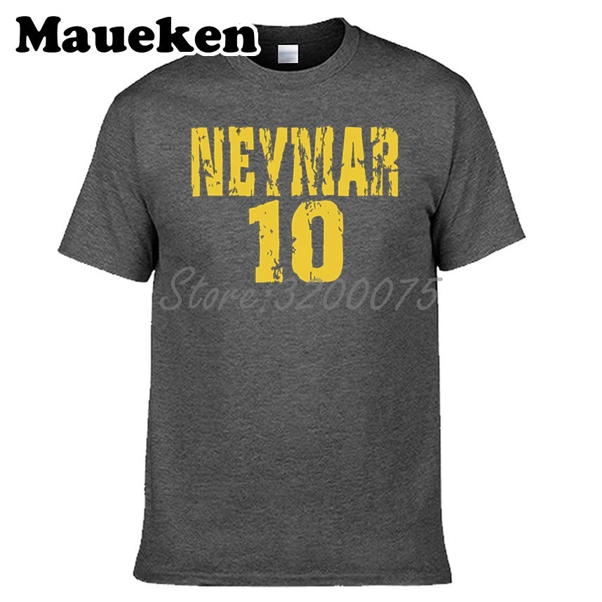Мужская бразильская футболка Neymar JR 10 классная с гитарой коротким рукавом для