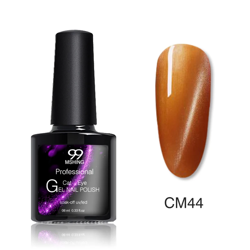 CM44 Mshing99 3D кошачий глаз Гель-лак для ногтей vernis Полупостоянный УФ-лак для маникюрный гель для ногтей праймер верхнее покрытие Гель-лак - Цвет: CM44