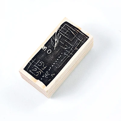Винтажный обучающий штамп DIY деревянные и резиновые штампы для скрапбукинга канцелярские товары Скрапбукинг Стандартный штамп - Цвет: 08