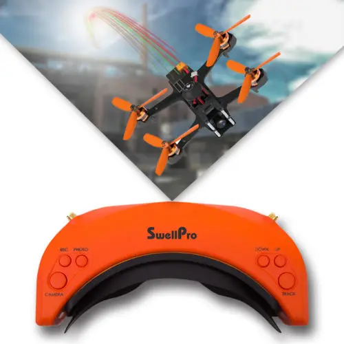 Видеоочки SwellPro S1 5 8 ГГц 40CH FPV Для 8G RC дрона квадрокоптера UAV|fpv video goggles|fpv videofpv glasses |