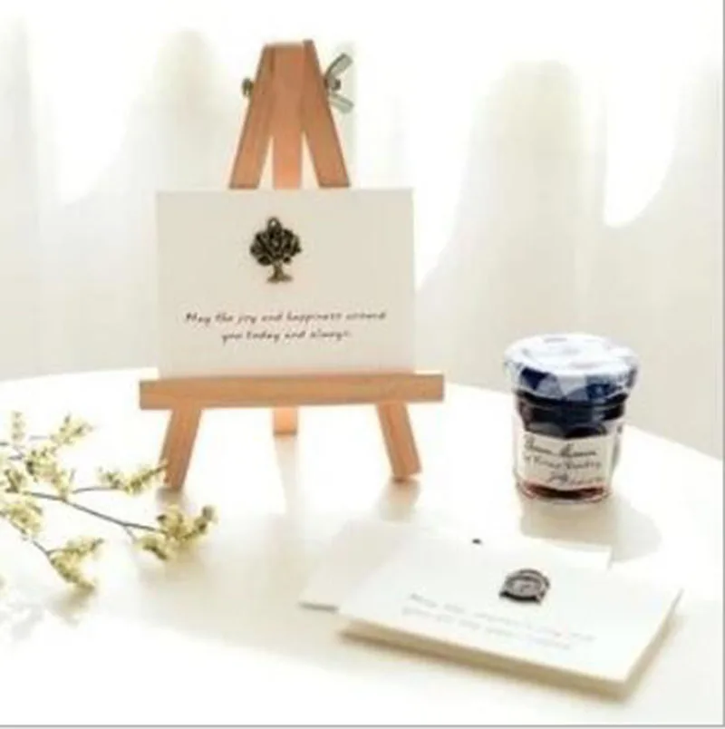 12 выгравированных памяти Мини Металл складной ручной работы поздравительная