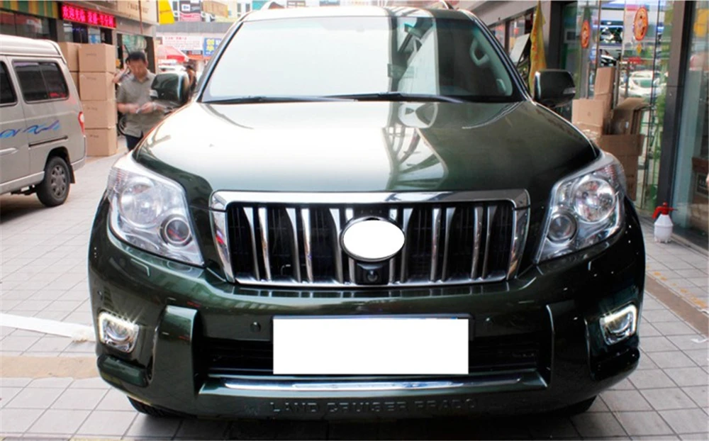 Автомобильный мигающий 1 комплект для Toyota Prado FJ150 LC150 Land Cruiser 2700 2010 2011 2013 дневной свет светодиодный DRL дневные ходовые огни противотуманные фары