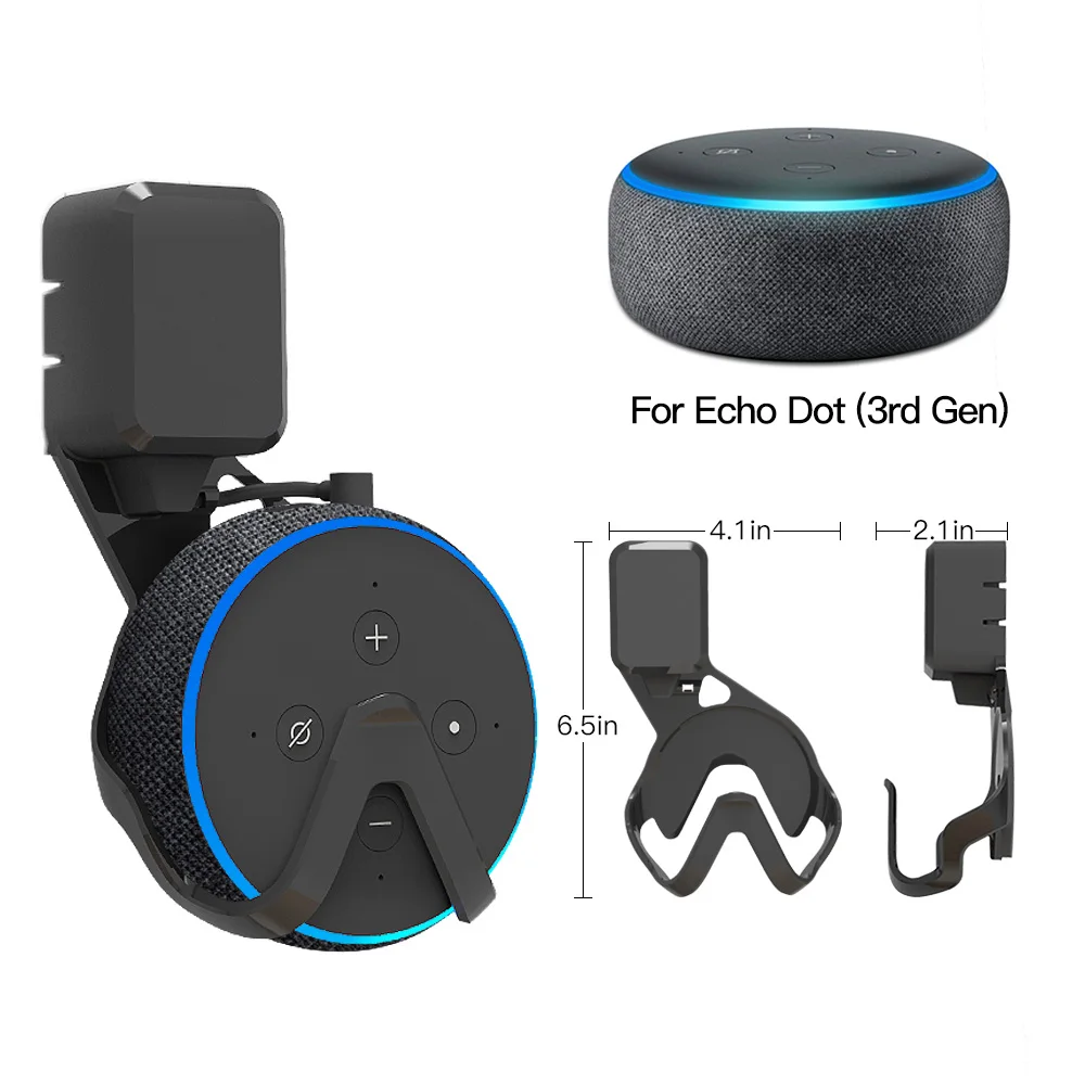 Настенное крепление вешалка Echo для Amazon Dot 3|Аксессуары аудиосистем| |