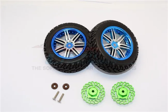 1/18 Traxxas 4WD latrax Титон/SST сплав задний тормоз диск + 5.5 мм толщиной колес и шин-
