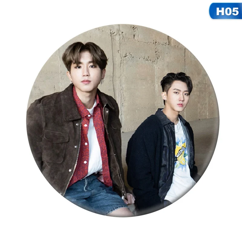 Новая Мода Kpop, Детский круглый значок для сумки, шляпы, одежды, модные нагрудные булавки, брошь Bang Chan Lee Felix