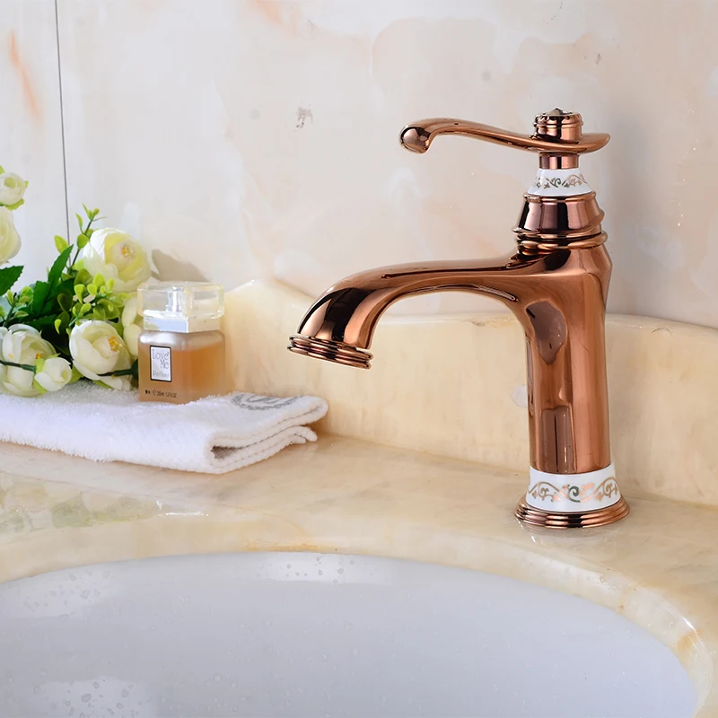 Марка Качество Смесители для умывальника чистый Медь бортике смесителя torneira